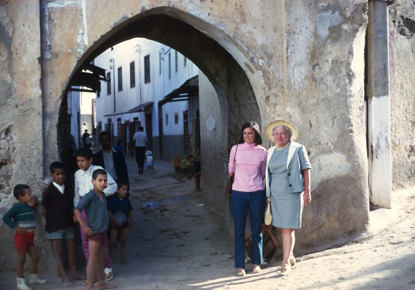 The gate by my house (just inside to right.) Liz Carpenter, Lady Bird Johnson's press secretary and daughter, 1969. My bathroom window is extreme upper right.