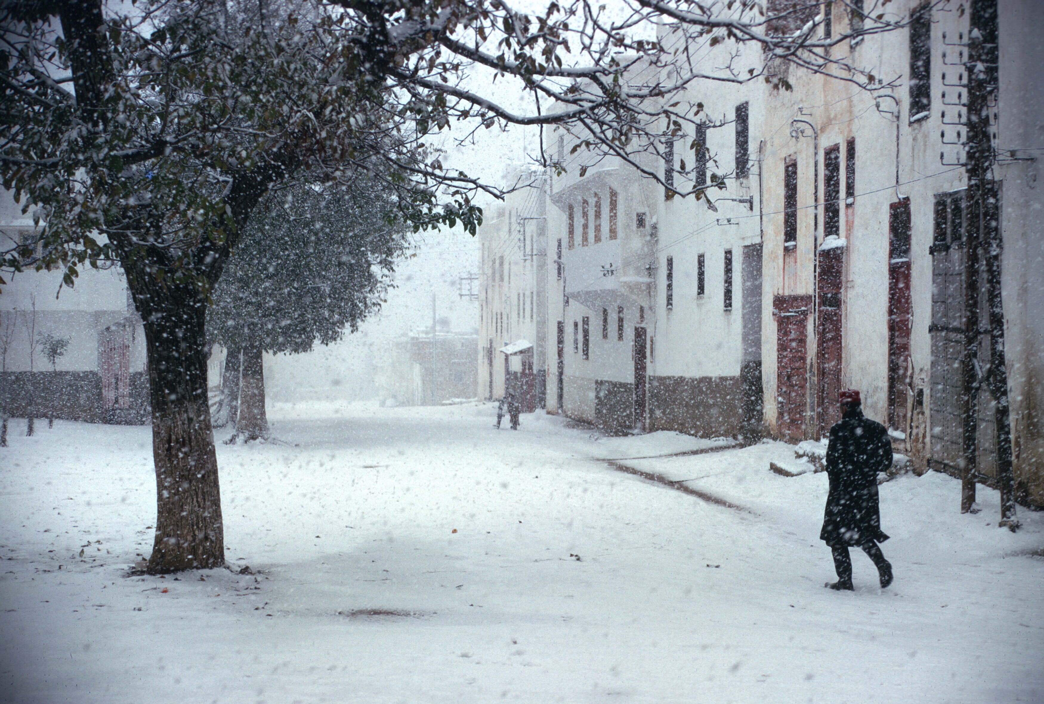 morocco sefrou winter snow